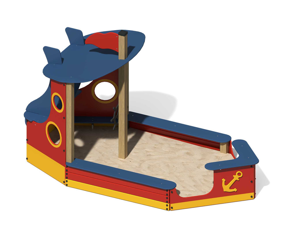 ПС-13.1 Песочница «Кораблик с рубкой»